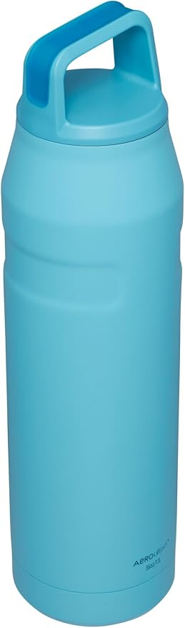 Stanley IceFlow Cap and Carry Water Bottle | Wide Mouth Twist Lid | Lightweight & Leakproof for Travel & Sports | Insulated Stainless Steel | BPA-Free