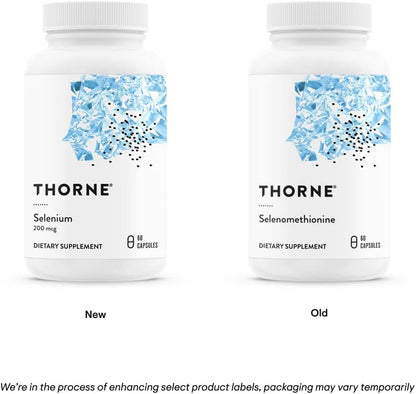 THORNE - Antioxidant & Wellness Bundle - Selenium & Vitamin D-5000 - Supports Thyroid Health & Immune Function - 60 Servings