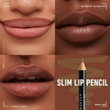 NYX Professional Makeup Slim Lip Pencil, Long-Lasting Creamy Lip Liner, Brown
