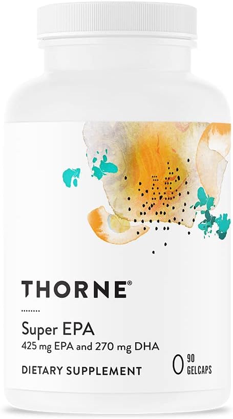 THORNE - Super EPA and Red Yeast Rice & CoQ10 Bundle - Supports Cardiovascluar, Joints, Brain, and Skin Health - 90 to 120 Servings