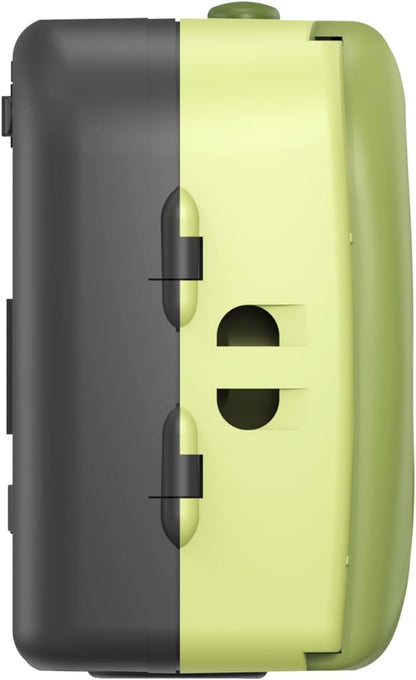 KODAK EC35 35mm Film Camera 35mm, Reusable, Focus-Free, Built-in Flash, Slide Cover, Beginner Friendly (Film & AA Battery are not Included) (Single, Avocado Green)