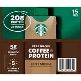 Starbucks Coffee & Protein Cafe Mocha Drink, 11 oz., 15 pk.