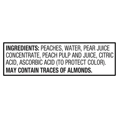 Great Value Sliced Yellow Cling Peaches in Juice, 14.75 oz Can