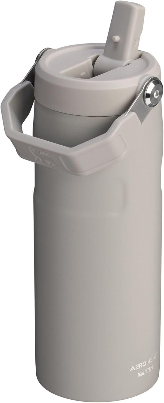 STANLEY IceFlow Flip Straw 2.0 Bottle, 16 oz, Ash
