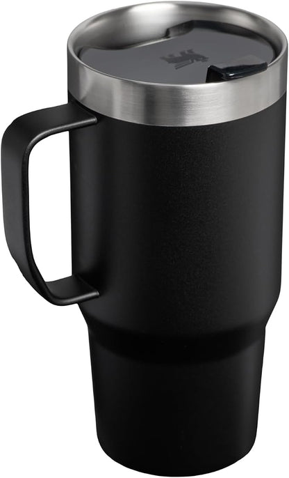 STANLEY The Everyday Suburban Mug | 24 oz | Drink Through Lid | Cup for Coffee, Tea and Drinks | Insulated Stainless Steel Coffee Mug | BPA-Free | Black 2.0