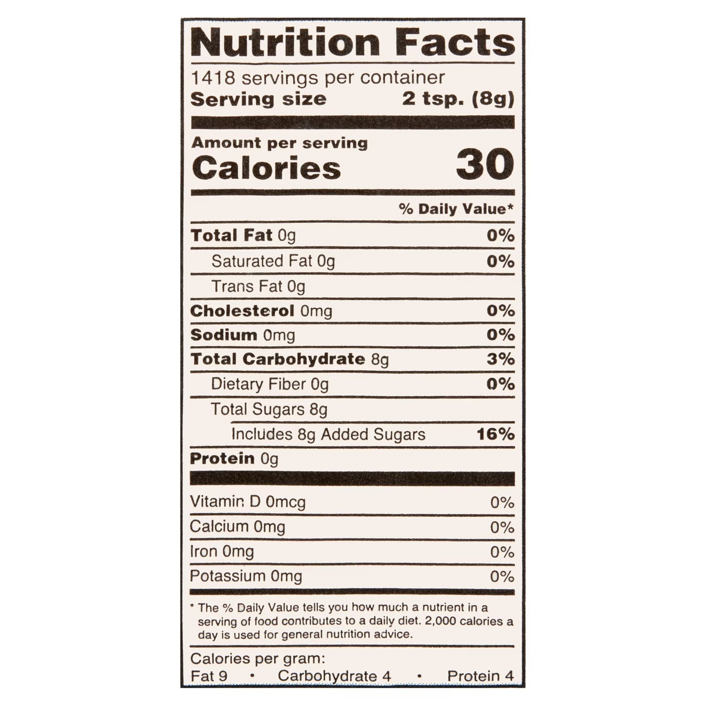 Great Value Pure Granulated Sugar, 25 lbs
