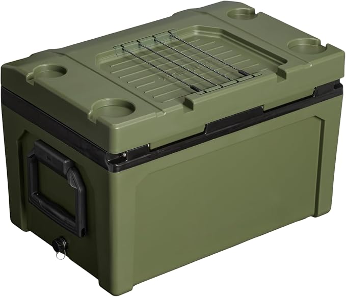Stanley Adventure Outdoor Cooler 50 qt | Heavy Duty Outdoor Camping Cooler with Easy Carry Handle | BPA-Free | Dried Pine