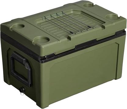 Stanley Adventure Outdoor Cooler 50 qt | Heavy Duty Outdoor Camping Cooler with Easy Carry Handle | BPA-Free | Dried Pine