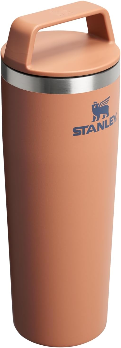 STANLEY Cafe To Go Travel Mug 20 oz | Leakproof Two-Part Drink Through Lid | Tumbler Cup for Coffee, Tea and Drinks | Insulated Stainless Steel Coffee Mug | BPA-Free | Toast