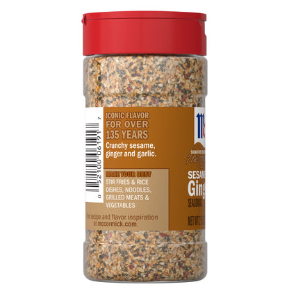 McCormick Sesame Ginger Seasoning, 2.5 oz Bottle