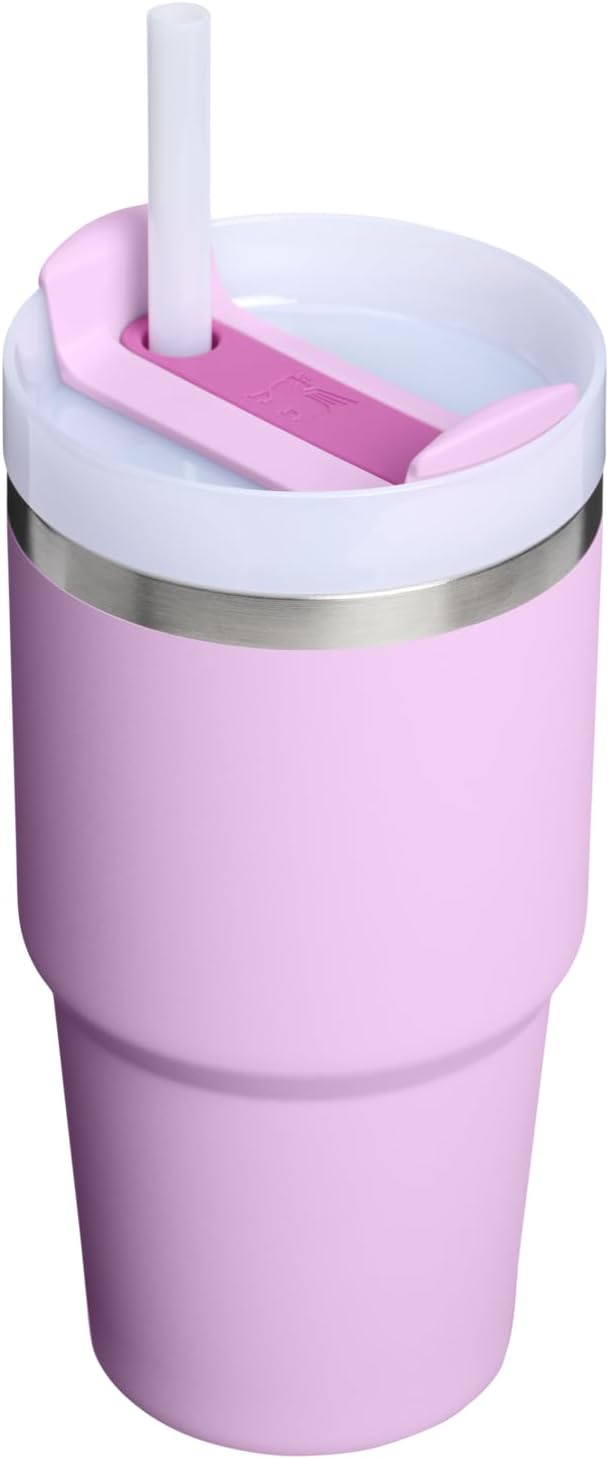 STANLEY Quencher H2.0 Flow State Tumbler, 20 oz, Soft Orchid