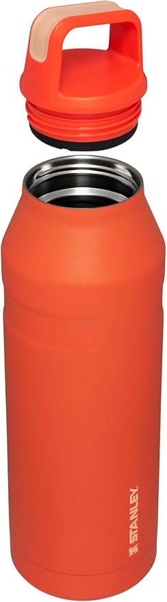 Stanley IceFlow Cap and Carry Water Bottle | Wide Mouth Twist Lid | Lightweight & Leakproof for Travel & Sports | Insulated Stainless Steel | BPA-Free