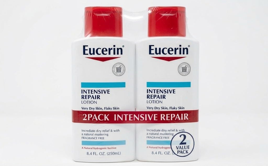 Eucerin Intensive Repair Lotion 8.4 oz (Pack of 2)