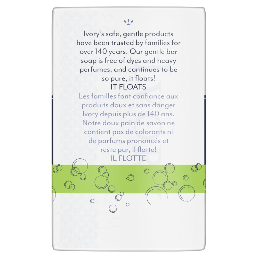Simply Ivory Aloe Bath Bar by Ivory, 3 Count (Pack of 3)