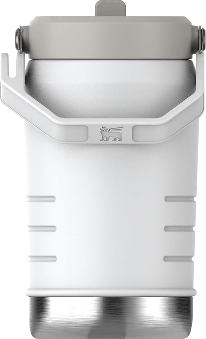 Stanley IceFlow 2.0 Flip Straw Jug with Handle 40 oz | Twist On Lid and Flip Up Straw | Leakproof for Travel and Sports | Insulated Stainless Steel | BPA-Free | Frost