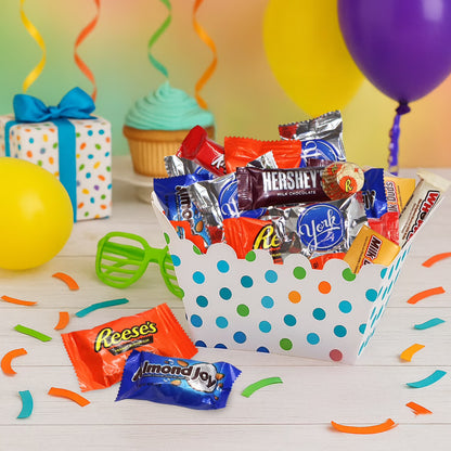 Hershey Bulk Chocolate Candy, 5 lb, Individually Wrapped Assorted Chocolates and Candies with Milk and Nuts
