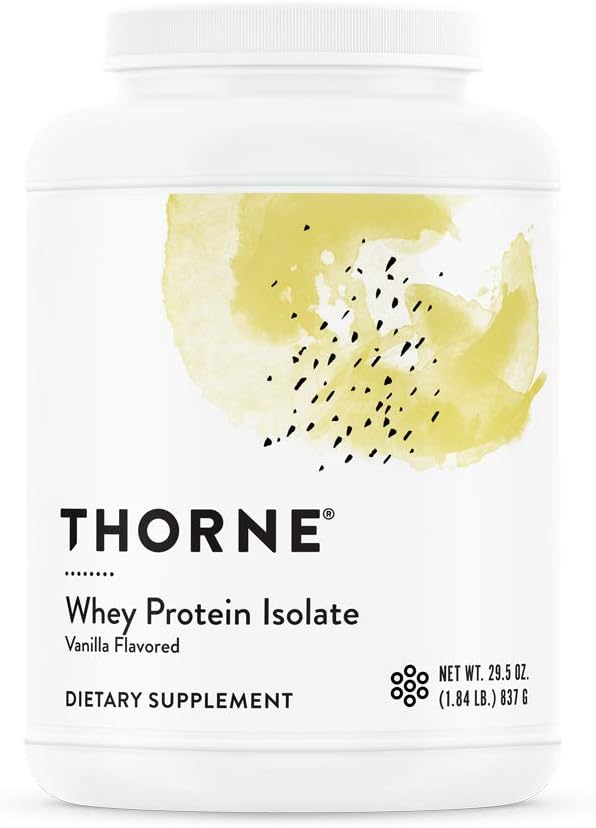 THORNE - Muscle Support Bundle - Whey Protein Isolate Vanilla & Creatine - NSF Certified - 30 to 90 Servings