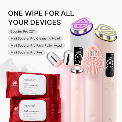 medicube Mask Mode & Device Clean Duo: Device Cleansing Wipes and PDRN Mask