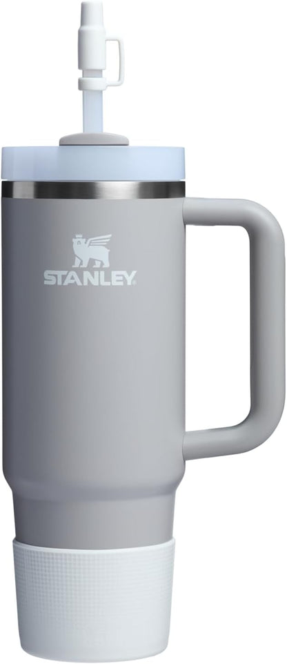 Stanley Quencher Boot and Straw Cover Cap | Anti-Slip Silicone Protector for Tumbler with Handle | Accessory Set for Stainless Steel Drinking Cup | BPA-Free
