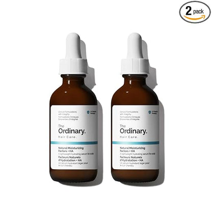 The Ordinary Hair Care Natural Moisturizing Factors + Hyaluronic Acid, Lightweight Hydrating Scalp Serum with Hyaluronic Acid and Squalane, 2 Fl Oz