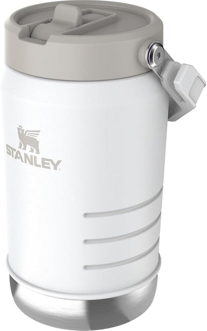 Stanley IceFlow 2.0 Flip Straw Jug with Handle 40 oz | Twist On Lid and Flip Up Straw | Leakproof for Travel and Sports | Insulated Stainless Steel | BPA-Free | Frost