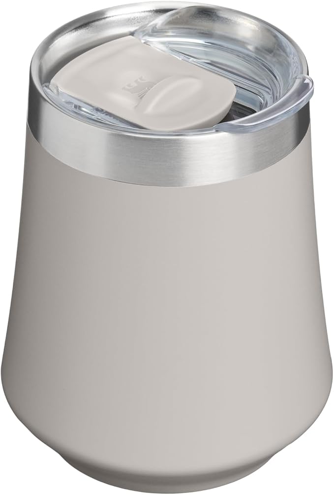 STANLEY Reserve Wine Tumbler | 11 oz Stainless Steel Travel Mug For Wine, Cocktails, Soda | Keeps Drinks Cold for Hours | BPA-Free | Ash