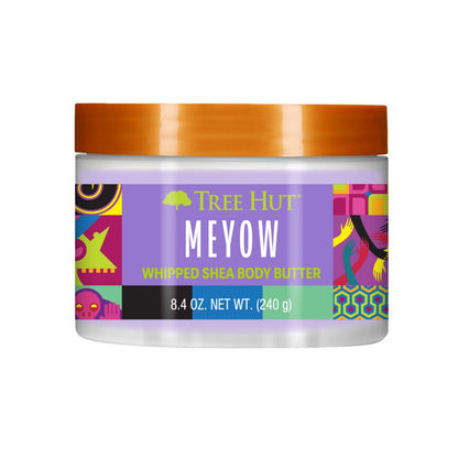 Tree Hut Meyow Whipped Shea Body Butter, Hydrating & Nourishing Body Lotion with Natural Oils, Moisturizer for Soft & Smooth Skin, Limited Edition, Fall Scent, 8.4 Fl Oz