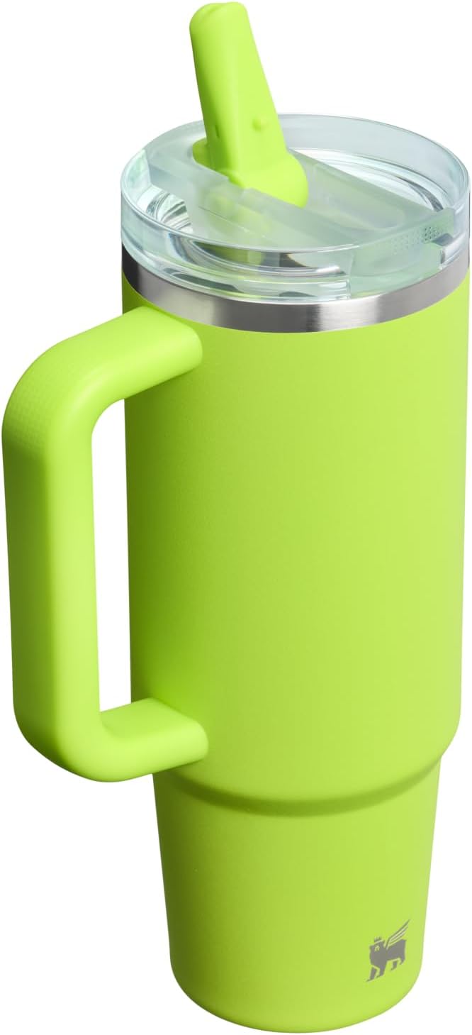 STANLEY Quencher ProTour Flipstraw Tumbler, 30 oz, Chartreuse