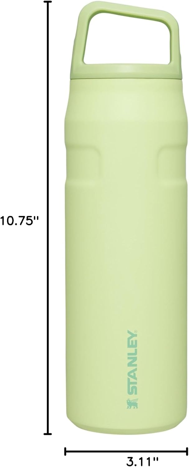 Stanley IceFlow Cap and Carry Water Bottle | Wide Mouth Twist Lid | Lightweight & Leakproof for Travel & Sports | Insulated Stainless Steel | BPA-Free