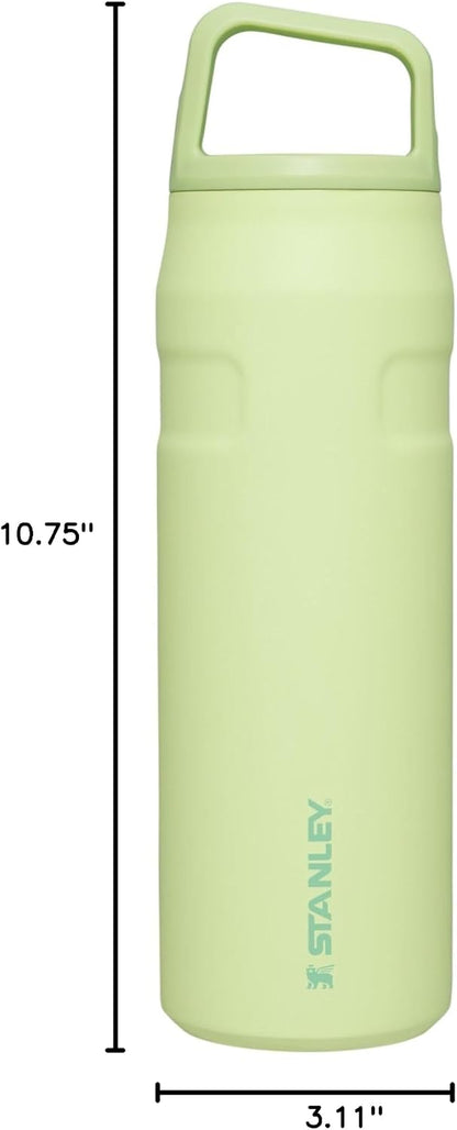 Stanley IceFlow Cap and Carry Water Bottle | Wide Mouth Twist Lid | Lightweight & Leakproof for Travel & Sports | Insulated Stainless Steel | BPA-Free