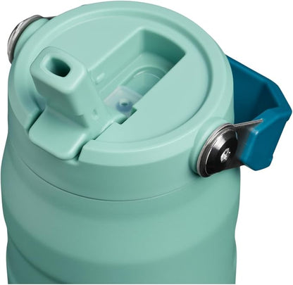 STANLEY IceFlow Flip Straw 2.0 Bottle, 24 oz, Spring Green