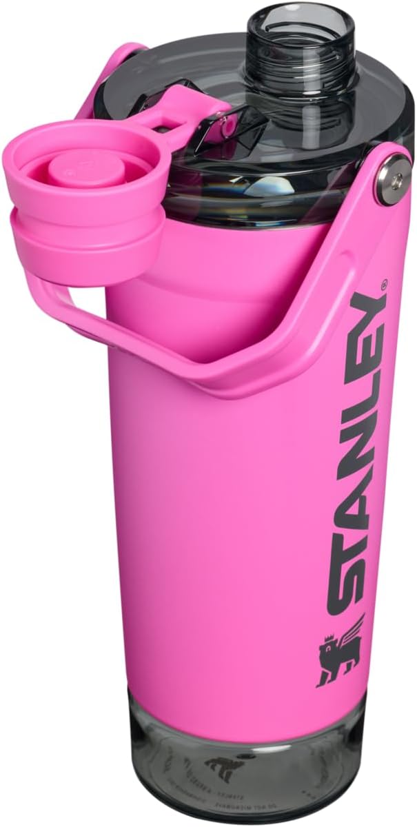 STANLEY Vitalize Shaker Bottle, 20 oz, Hot Pink