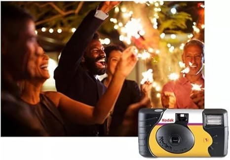 Kodak Power Flash 35mm One-Time-Use Disposable Camera (ISO-800) (6 Pack)