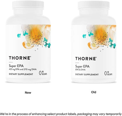 THORNE - Super EPA and Red Yeast Rice & CoQ10 Bundle - Supports Cardiovascluar, Joints, Brain, and Skin Health - 90 to 120 Servings