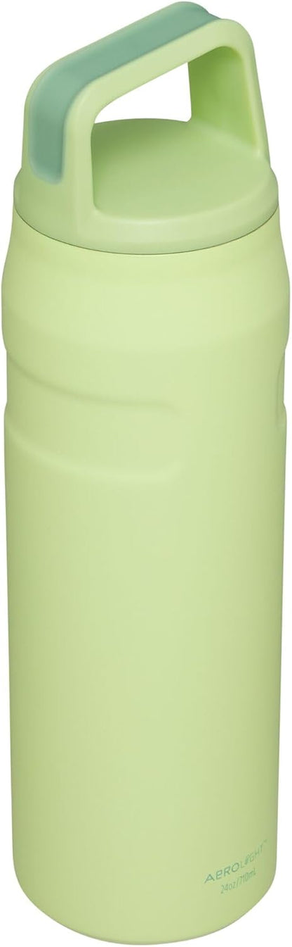 Stanley IceFlow Cap and Carry Water Bottle | Wide Mouth Twist Lid | Lightweight & Leakproof for Travel & Sports | Insulated Stainless Steel | BPA-Free
