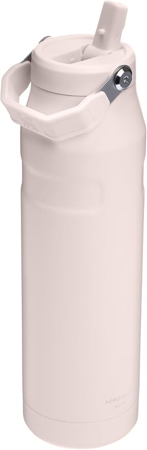 STANLEY IceFlow Flip Straw 2.0 Bottle, 36 oz, Rose Quartz