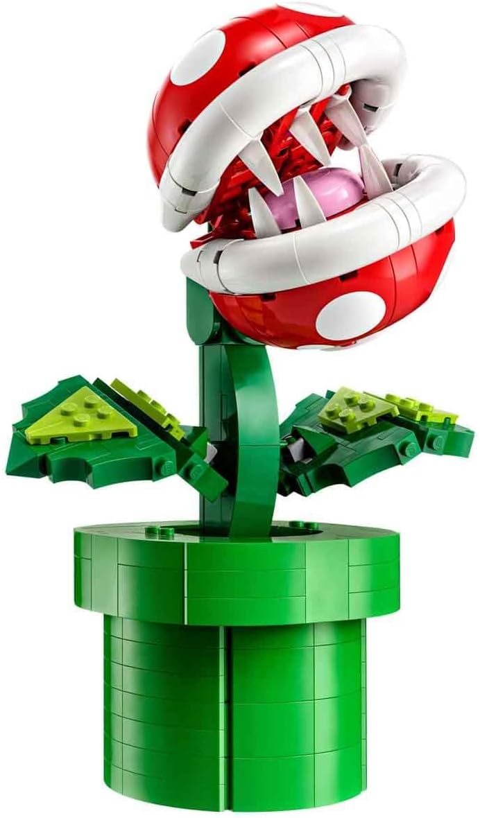LEGO Super Mario Piranha Plant Building Sets for Adults - Mario Collectible for Men & Women, Ages 18+ Years - Gift for Birthdays - Bedroom, Home Office, or Book Shelf Decor - 71426