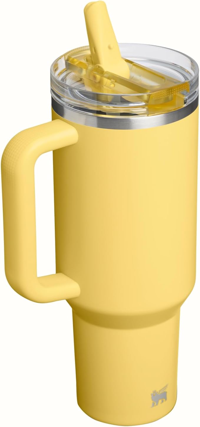 STANLEY Quencher ProTour Flipstraw Tumbler, 40 oz, Daffodil