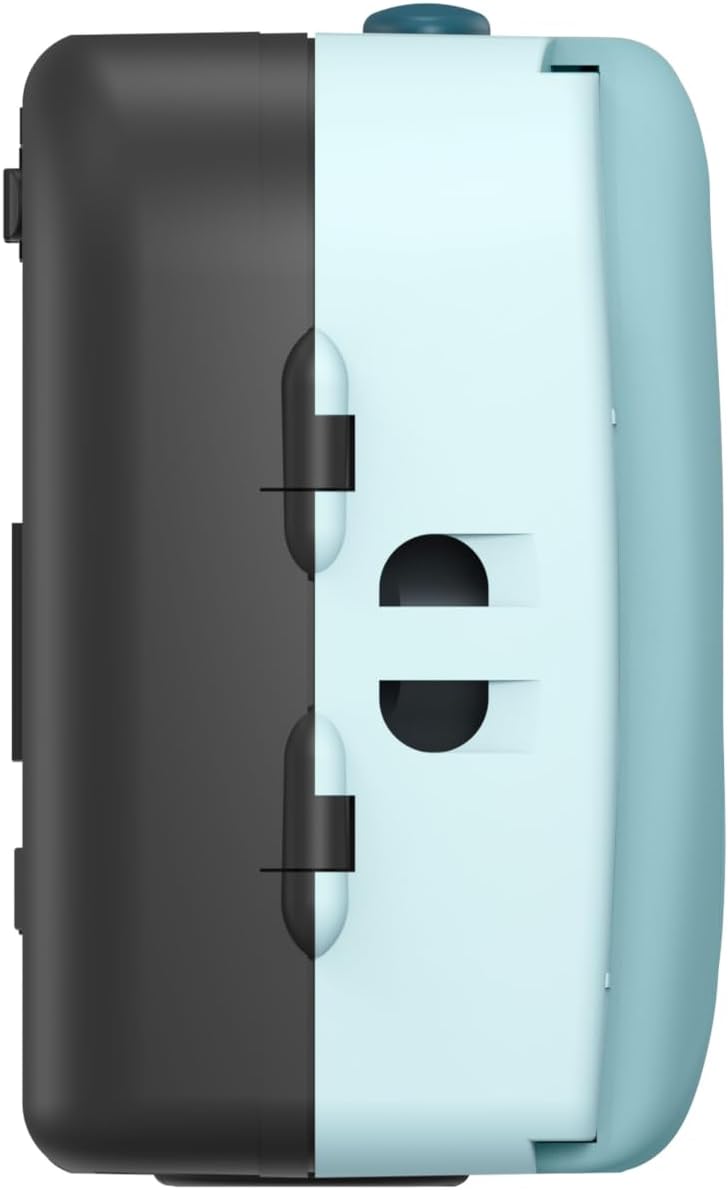 KODAK EC35 35mm Film Camera 35mm, Reusable, Focus-Free, Built-in Flash, Slide Cover, Beginner Friendly (Film & AA Battery are not Included) (Single, Powder Blue)