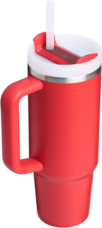 STANLEY Quencher H2.0 Flow State Tumbler, 30 oz, Chili Red