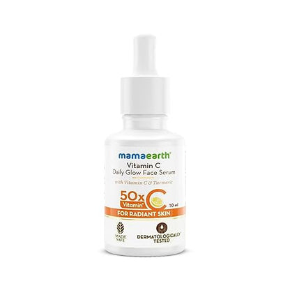 Mamaearth Vitamin C Daily Glow Face Serum | 0.34 Fl Oz (10ml)