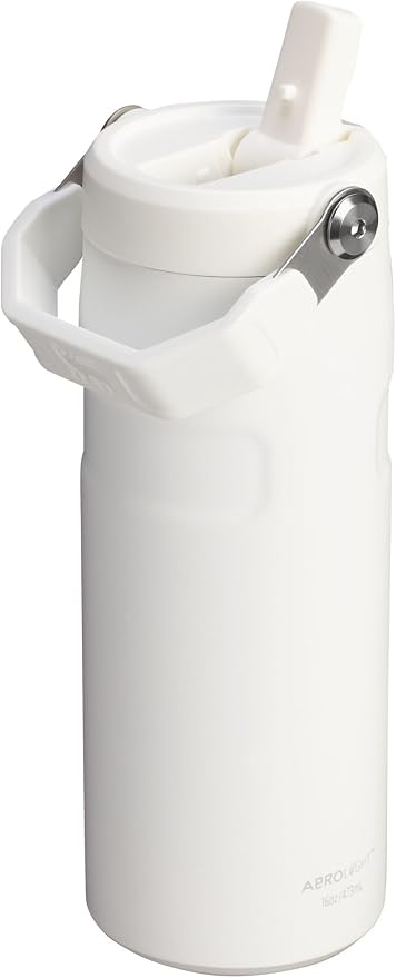 STANLEY IceFlow Flip Straw 2.0 Bottle, 16 oz, Frost