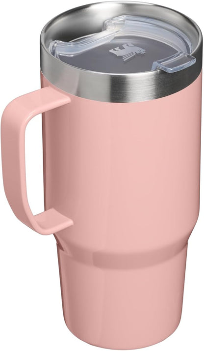 STANLEY The Everyday Suburban Mug | 24 oz | Drink Through Lid | Cup for Coffee, Tea and Drinks | Insulated Stainless Steel Coffee Mug | BPA-Free | Peach Rose Gloss
