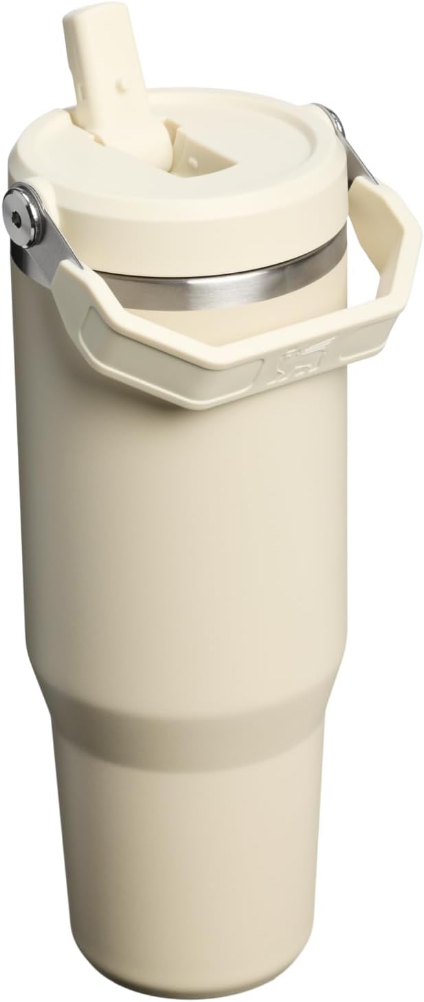 STANLEY IceFlow 2.0 Flip Straw Tumbler, 30 oz, Toasted Almond