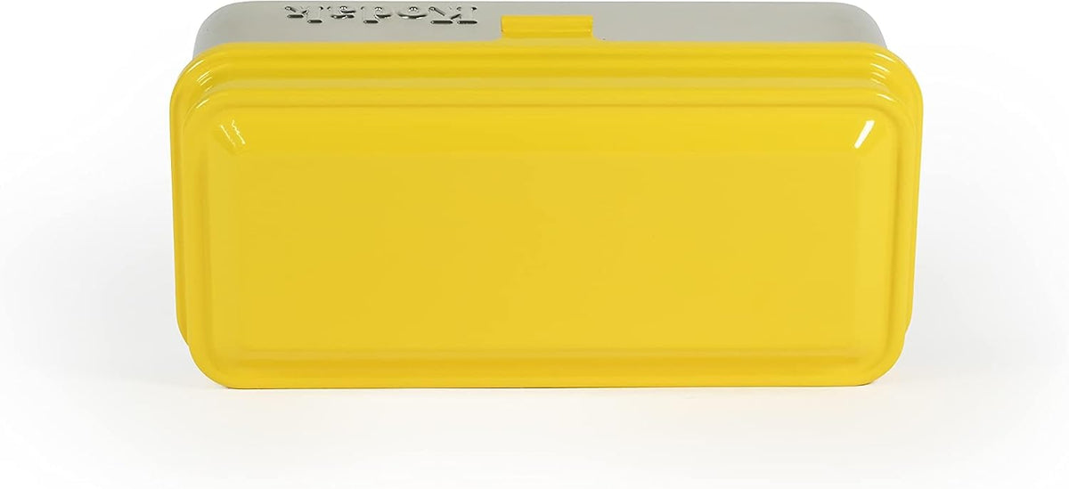 KODAK 120/135 Film Case - for 8 Rolls of 120 Films / 10 Rolls of 35mm Films - Retro Steel Case to Sort & Safeguard Film (Yellow) (Film is not Included)