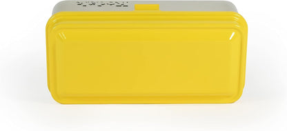 KODAK 120/135 Film Case - for 8 Rolls of 120 Films / 10 Rolls of 35mm Films - Retro Steel Case to Sort & Safeguard Film (Yellow) (Film is not Included)