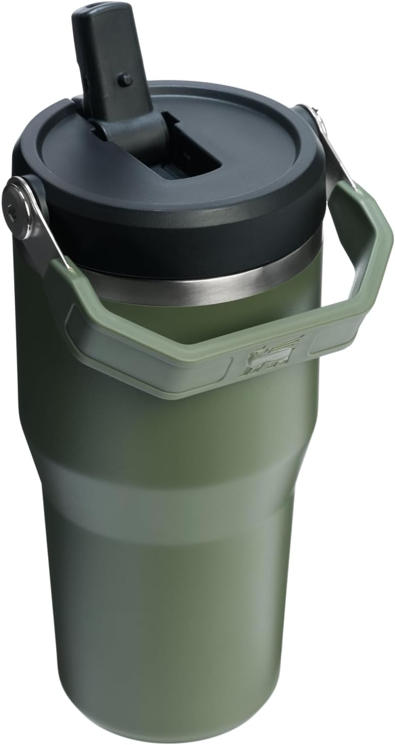 STANLEY IceFlow 2.0 Flip Straw Tumbler, 20 oz, Dried Pine
