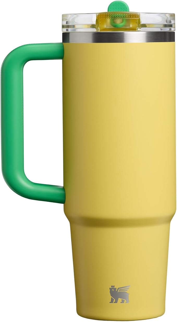 STANLEY Quencher ProTour Flipstraw Tumbler, 30 oz, Team Yellow Green