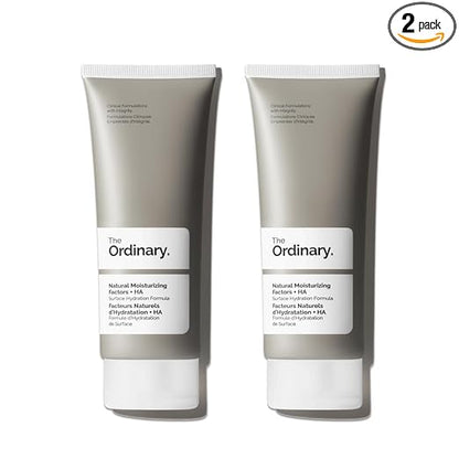 The Ordinary Natural Moisturizing Factors + Hyaluronic Acid, Lightweight Hydrator for Skin Barrier Support & Hydration (Pack of 2)