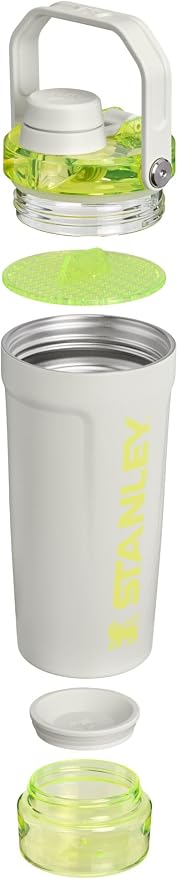STANLEY Vitalize Shaker Bottle, 20 oz, Pale Stone Atomic